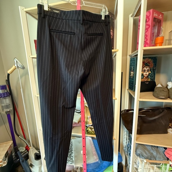 Liverpool Women's Navy Pinstripe Boot Cut Pants - Picture 5 of 6
